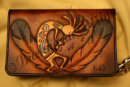 Wallet "Kokopelli Feathers"