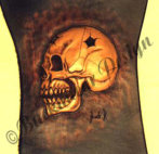 Tankabdeckung/Tankcover "Skull Naked"